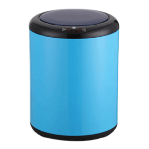 round sensor trash can